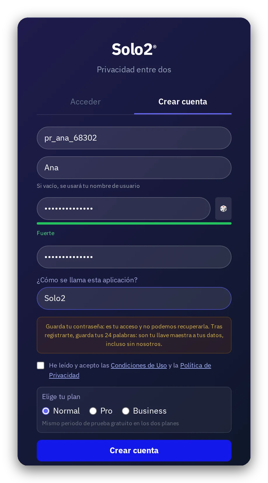 فرم ثبتنام با نام کاربری و گذرواژه